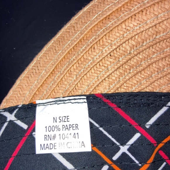 Accessories Lady Hagen Black And Tan Adjustable Visor Poshmark